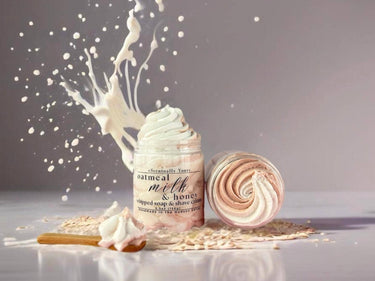 eScentually Yours - Oatmeal Milk & Honey Whipped Soap & Foaming Sugar Scrub: Foaming Body Scrub / 2
